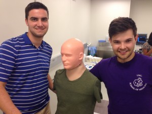 Tyroid simulator built and evaluated by medical student team working under Dr. Feins